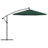 Tissu de remplacement pour parasol déporté Vert 350 cm 556540556540