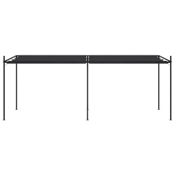 Belvédère avec toit rétractable 600x300x233 cm Anthracite 556549556549