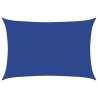  Voile d'ombrage 160 g/m² Bleu 2,5x4 m PEHD 