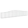 Paniers à gabions arqués 5 pcs 400x30x60/80 cm Fer galvanisé 556570556570