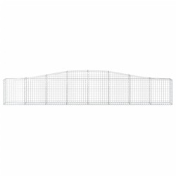 Paniers à gabions arqués 5 pcs 400x30x60/80 cm Fer galvanisé 556570556570