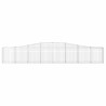 Paniers à gabions arqués 5 pcs 400x30x60/80 cm Fer galvanisé 556570556570