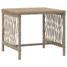 Transat 3 pcs Beige et blanc crème 55 x 200 x 92 cm polyrotin 556608556608
