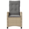 Ensemble de bistro 3 pcs coussins mélange beige résine tressée 556625556625
