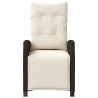 Ensemble de bistro 3 pcs avec coussins marron résine tressée 556627556627