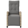 Ensemble de bistro 3 pcs coussins mélange beige résine tressée 556645556645
