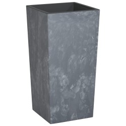 Jardinière et intérieur amovible gris 21/49 L PP aspect béton 556685556685