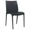 Chaises de jardin lot de 2 anthracite 50x46x80 cm polypropylène 556687556687