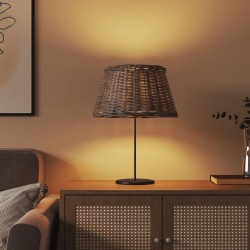 Abat-jour marron Ø50x30 cm osier 556689556689