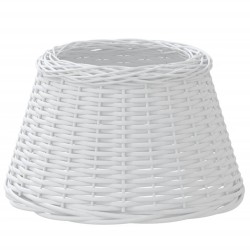 Abat-jour blanc Ø50x30 cm osier 556690556690