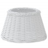 Abat-jour blanc Ø50x30 cm osier 556690556690