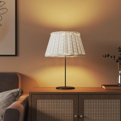 Abat-jour blanc Ø50x30 cm osier 556690556690