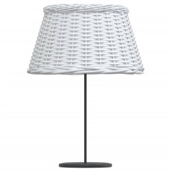 Abat-jour blanc Ø50x30 cm osier 556690556690