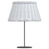 Abat-jour blanc Ø50x30 cm osier 556690556690
