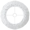 Abat-jour blanc Ø50x30 cm osier 556690556690