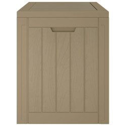 Boîte de stockage de jardin gris 55,5x43x53 cm polypropylène 556694556694