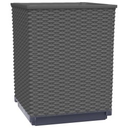 Jardinières 4 pcs noir 30x30x37 cm polypropylène 556695556695