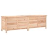 Boîte de rangement de jardin 198,5x50x56,5 cm bois massif sapin 556699556699