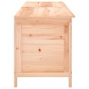 Boîte de rangement de jardin 198,5x50x56,5 cm bois massif sapin 556699556699