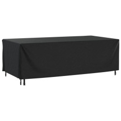 Housse de salon de jardin noir 229x113x73 cm imperméable 420D 556707556707