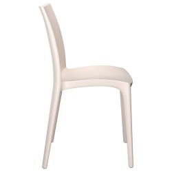 Chaises de jardin lot de 2 crème 50x46x80 cm polypropylène 556710556710