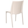Chaises de jardin lot de 2 crème 50x46x80 cm polypropylène 556710556710