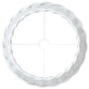 Abat-jour blanc Ø45x28 cm osier 556713556713
