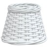 Abat-jour de plafonnier blanc Ø15x12 cm osier 556714556714