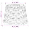 Abat-jour blanc Ø40x26 cm osier 556717556717