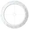 Abat-jour blanc Ø25x17 cm osier 556718556718
