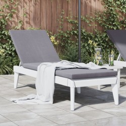 Chaise longue blanc 186x60x29 cm PP 556722556722