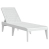 Chaise longue blanc 186x60x29 cm PP 556722556722