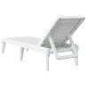 Chaise longue blanc 186x60x29 cm PP 556722556722