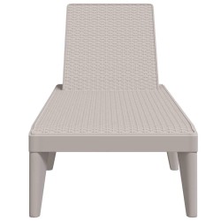 Chaise longue cappuccino 186x60x29 cm PP 556728556728