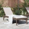 Chaise longue marron 186x60x29 cm PP 556739556739