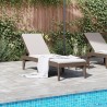 Chaise longue marron 186x60x29 cm PP 556739556739