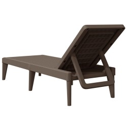 Chaise longue marron 186x60x29 cm PP 556739556739