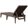 Chaise longue marron 186x60x29 cm PP 556739556739
