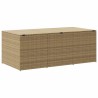 Boîte de rangement de jardin mélange beige 984L résine tressée 556763556763