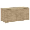 Boîte de rangement de jardin mélange beige 283L résine tressée 556764556764
