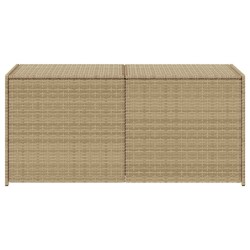 Boîte de rangement de jardin mélange beige 283L résine tressée 556764556764