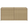 Boîte de rangement de jardin mélange beige 283L résine tressée 556764556764
