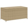 Boîte de rangement de jardin mélange beige 190L résine tressée 556765556765