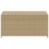 Boîte de rangement de jardin mélange beige 190L résine tressée 556765556765