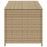 Boîte de rangement de jardin mélange beige 190L résine tressée 556765556765