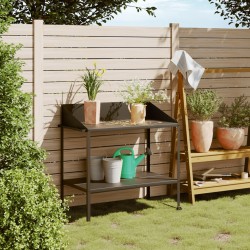 Support pour plantes anthracite 100x54,5x100 cm acier galvanisé 556770556770