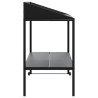 Support pour plantes anthracite 100x54,5x100 cm acier galvanisé 556770556770