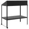 Support pour plantes anthracite 100x54,5x100 cm acier galvanisé 556770556770