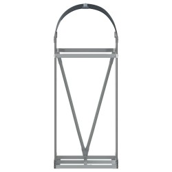 Porte-bûches Anthracite 40x45x100 cm Acier galvanisé 556775556775