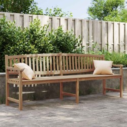 Banc de jardin 228x59,5x90 cm bois de teck solide 556778556778